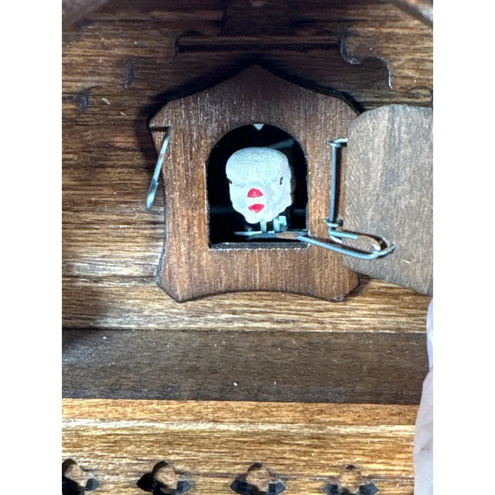 VdS Original Black Forest Cuckoo Clock Made in Germany Wood Chalet Pinecone